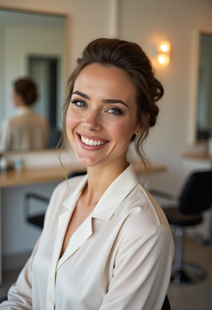 Professionele bruidsmake-up Amersfoort aangebracht door visagiste